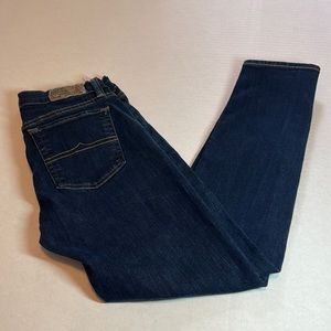 Denim & Supply Ralph Lauren Womens 27 Crop Skinny Jeans Dark Denim